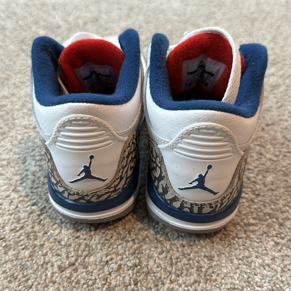 Jordan 3s Retros Concrete White and Blue great condition no box - Picture 5 of 6
